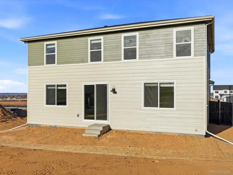 Exterior details and patio area of a home in Westgate, Greeley (Image 2). Exterior details and patio area of a home in Westgate, Greeley (Image 2).