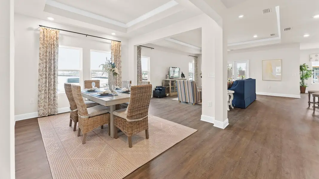Representative furnished interior of a home built from the The Camden by D.R. Horton in Liberty, Panama City (Image 10).