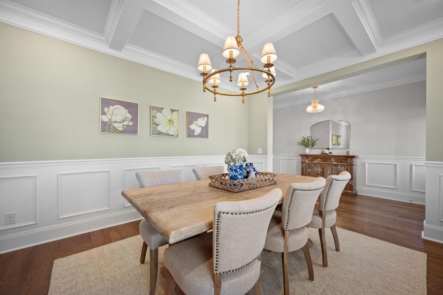 Furnished interior view inside a new home in , Summerville (Image 8).