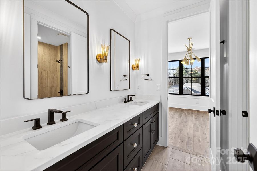 Furnished interior view inside a new home in , Charlotte (Image 33).