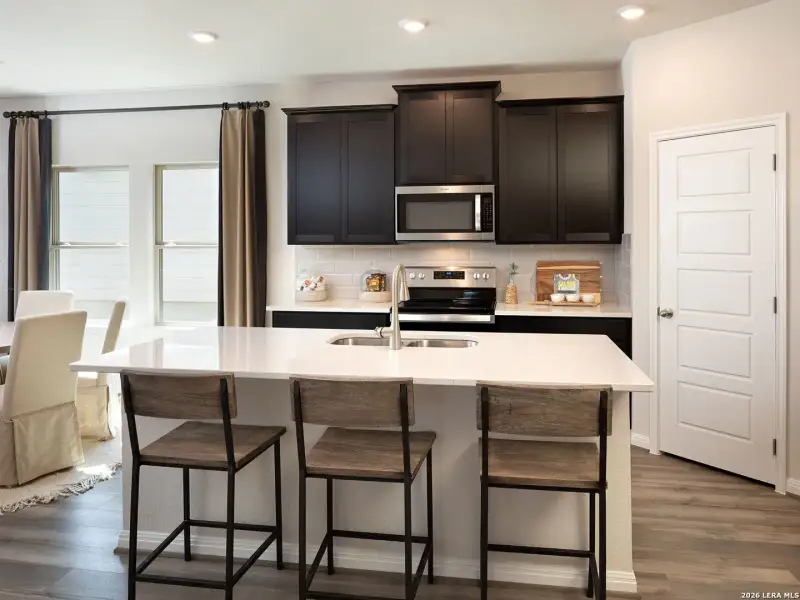 Furnished interior view inside a new home in Lark Canyon, New Braunfels (Image 11). Furnished interior view inside a new home in Lark Canyon, New Braunfels (Image 11).