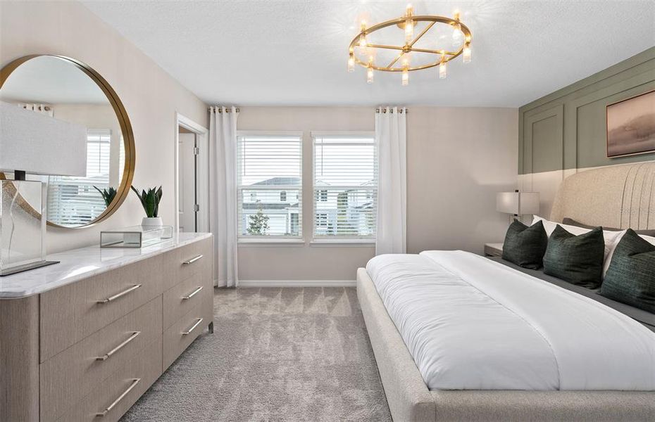 Furnished interior view inside a new home in The Cove at Nona Sound, Orlando (Image 18).