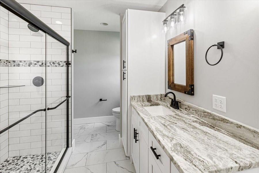 Furnished interior view inside a new home in , Marshall (Image 5).