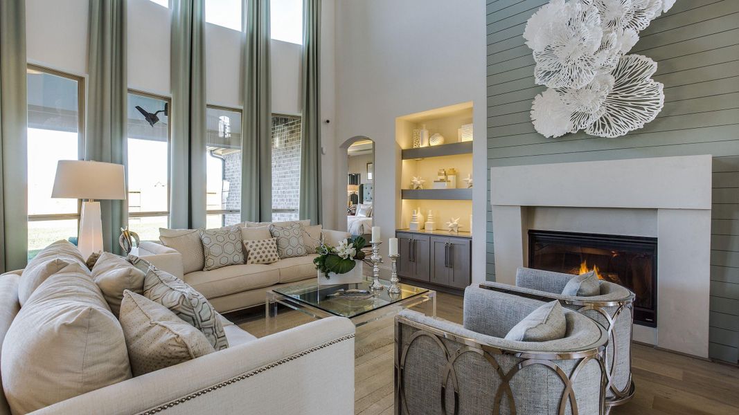 Furnished interior view inside a new home in Jordan Ranch, Katy (Image 36).