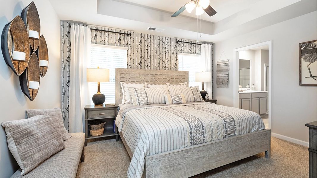 Representative furnished interior of a home built from the Cabral by D.R. Horton in Twin Lakes, Hoschton (Image 11).