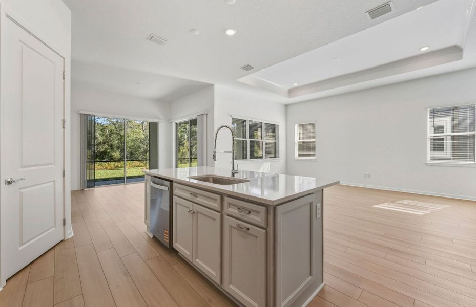 Furnished interior view inside a new home in Del Webb River Reserve, Spring Hill (Image 5).