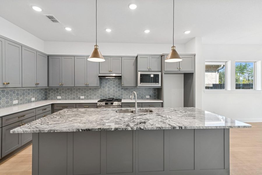 Furnished interior view inside a new home in ARTAVIA 45' Homesites, Conroe (Image 2).