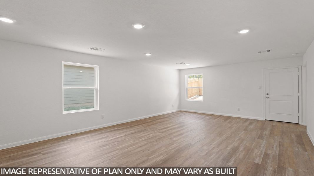 Spacious, unfurnished interior of a new home in McCrorey Trails, Conroe (Image 13). Spacious, unfurnished interior of a new home in McCrorey Trails, Conroe (Image 13).