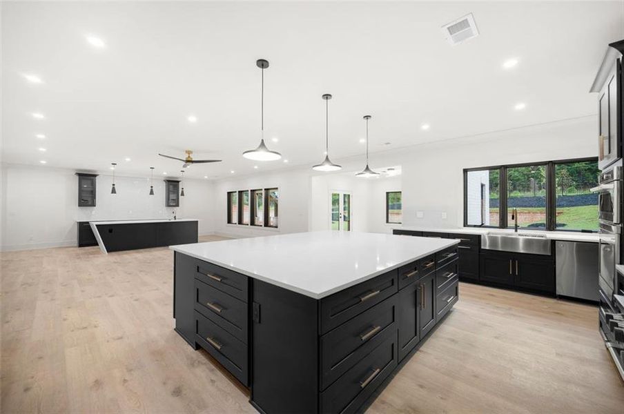 Furnished interior view inside a new home in Timber Rock Manor, Cumming (Image 47).