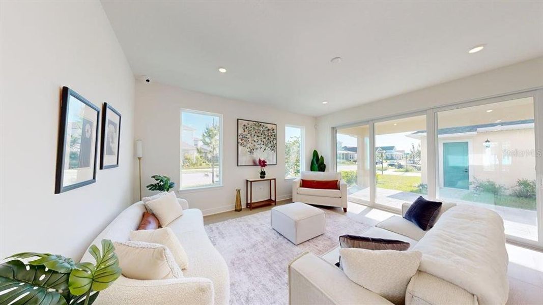 Furnished interior view inside a new home in , Orlando (Image 13).