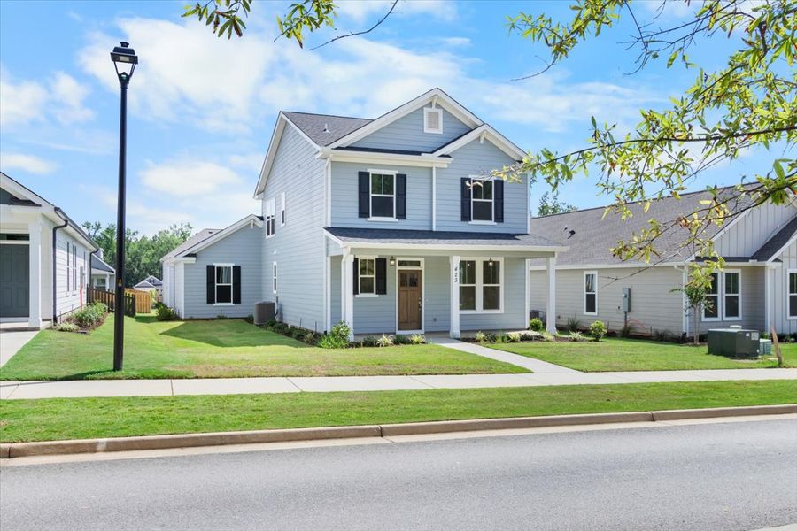 Front exterior of a new home in Tillery Park, Grovetown, GA, highlighting curb appeal (Image 22).