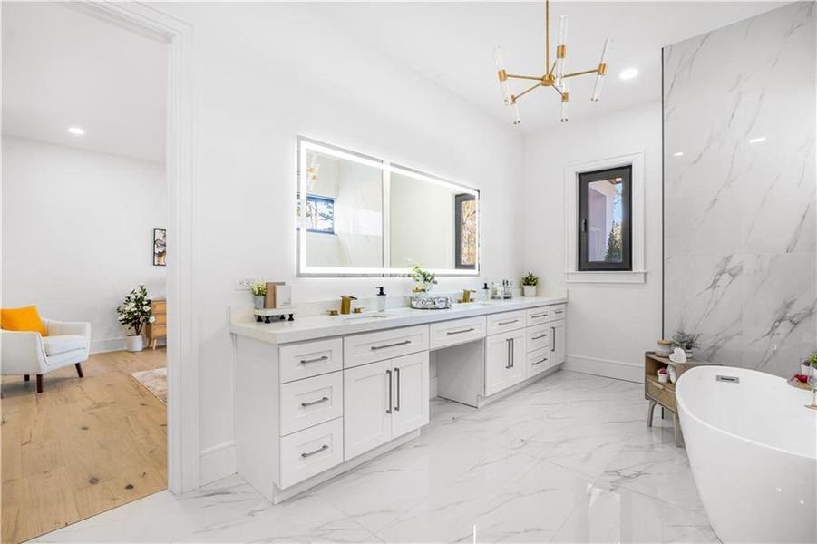 Furnished interior view inside a new home in , Lawrenceville (Image 6).