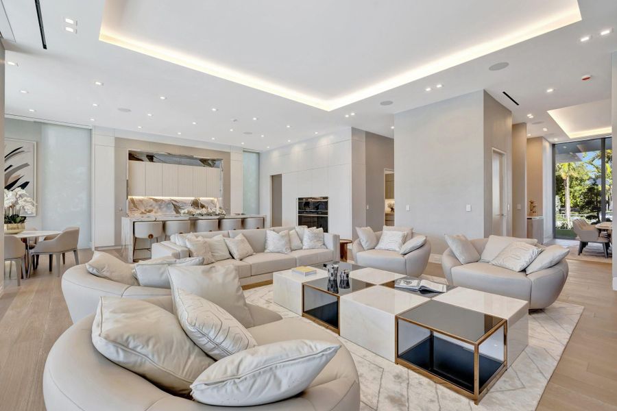 Furnished interior view inside a new home in , Fort Lauderdale (Image 5).