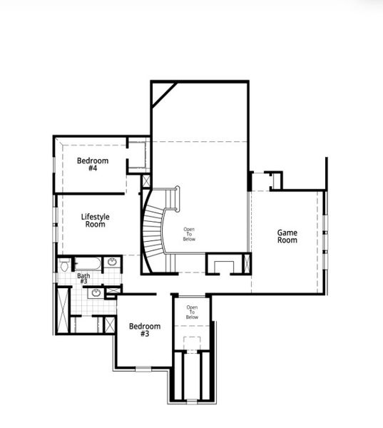 2D floor plan layout for the Sheffield Plan by Highland Homes in Mont Blanc, Schertz, TX (Image 21). 2D floor plan layout for the Sheffield Plan by Highland Homes in Mont Blanc, Schertz, TX (Image 21).