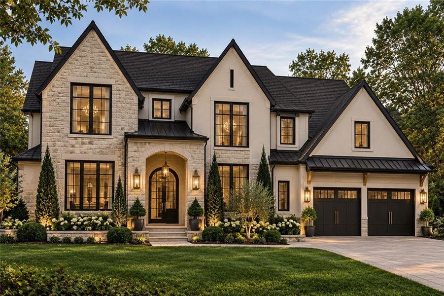 Front exterior of a new home in , Conyers, GA, highlighting curb appeal (Image 8).