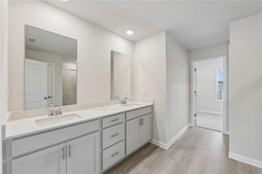 Furnished interior view inside a new home in Preserve at Mountain Creek, Pendergrass (Image 6).