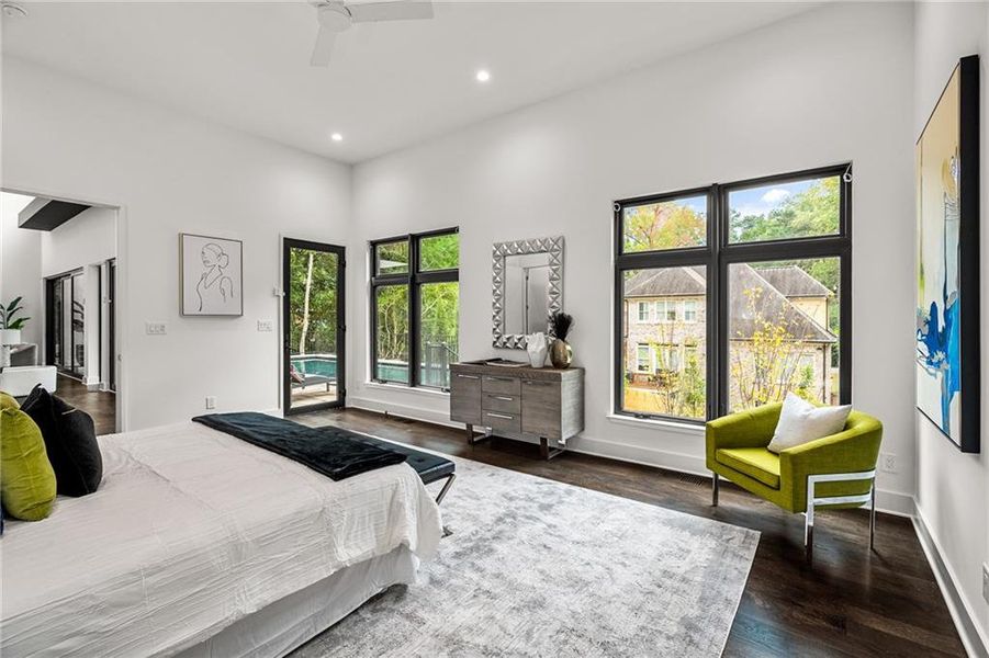 Furnished interior view inside a new home in , Atlanta (Image 17).