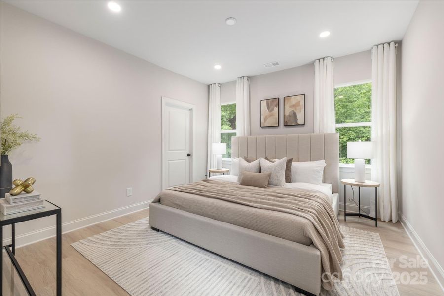 Furnished interior view inside a new home in , Charlotte (Image 9). Furnished interior view inside a new home in , Charlotte (Image 9).