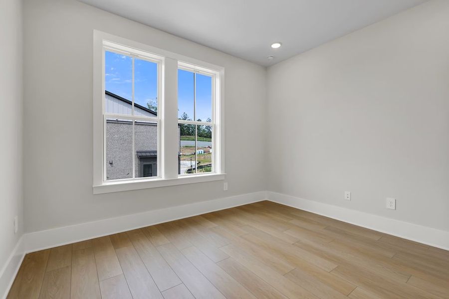 Spacious, unfurnished interior of a new home in Echo Park, Suwanee (Image 25). Spacious, unfurnished interior of a new home in Echo Park, Suwanee (Image 25).
