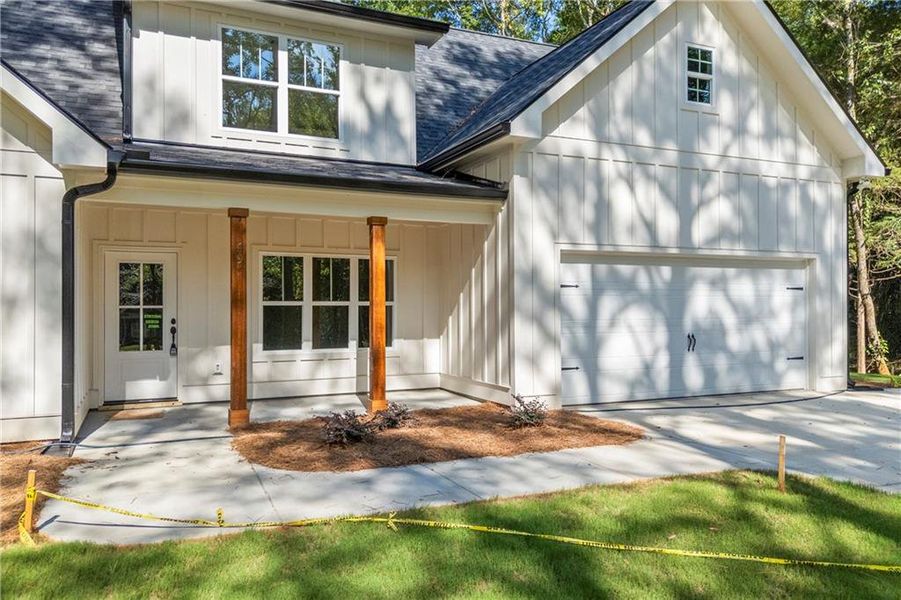 Exterior details and patio area of a home in , Nicholson (Image 39).