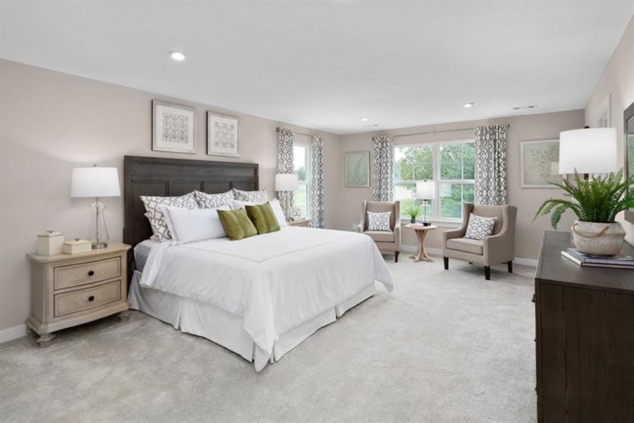 Representative furnished interior of a home built from the Columbia by Ryan Homes in Enclave at Bells Lake, Apex (Image 12). Representative furnished interior of a home built from the Columbia by Ryan Homes in Enclave at Bells Lake, Apex (Image 12).