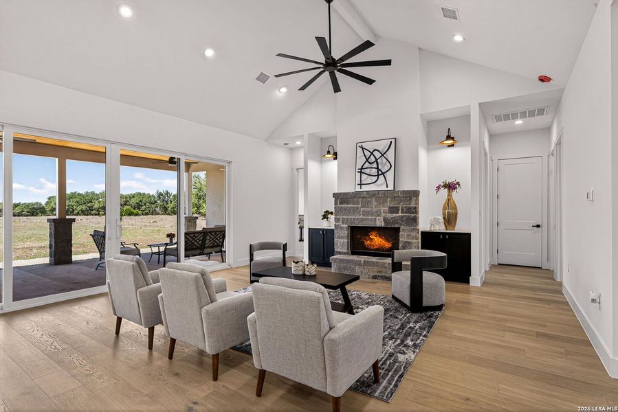 Furnished interior view inside a new home in , Bandera (Image 28). Furnished interior view inside a new home in , Bandera (Image 28).