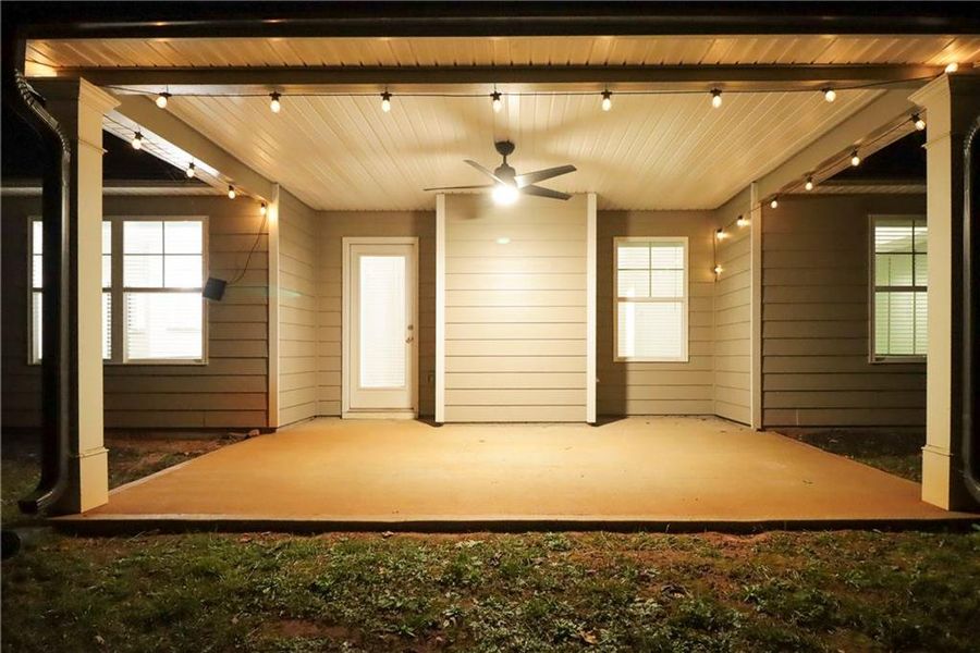 Exterior details and patio area of a home in , Winder (Image 4). Exterior details and patio area of a home in , Winder (Image 4).