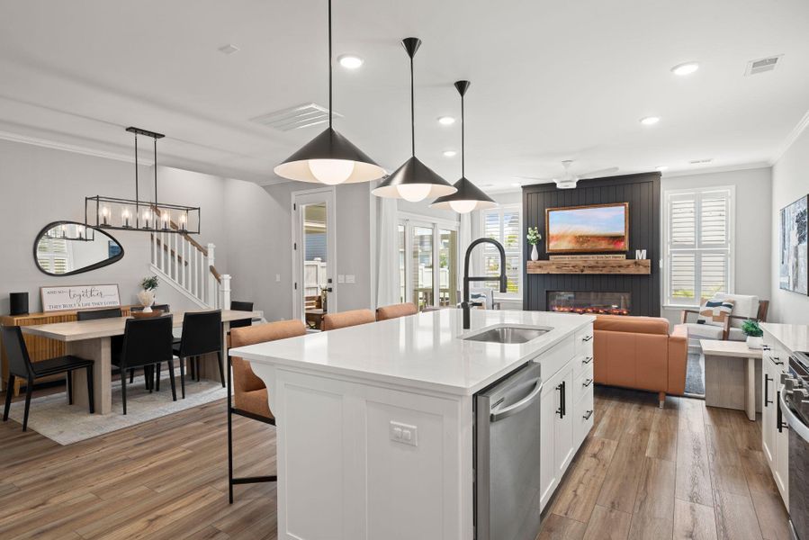 Furnished interior view inside a new home in Nexton, Summerville (Image 40). Furnished interior view inside a new home in Nexton, Summerville (Image 40).