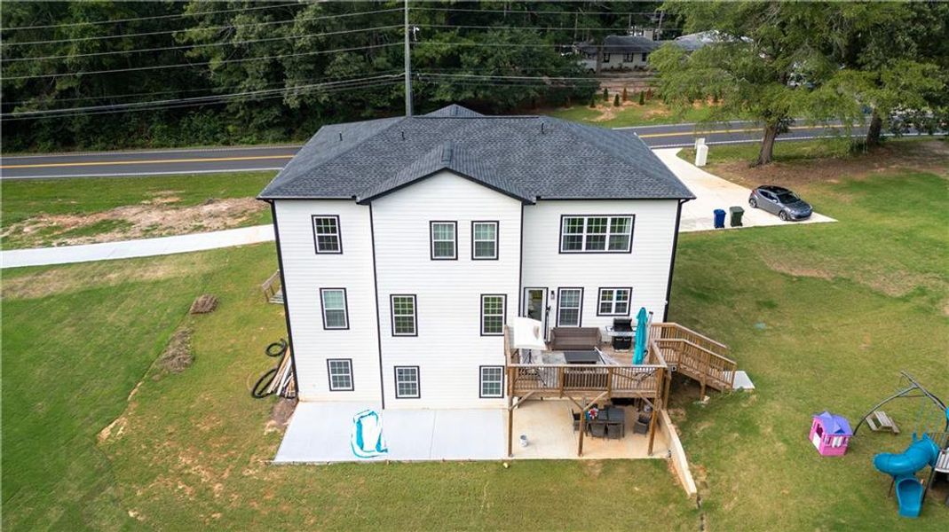 Exterior details and patio area of a home in , Snellville (Image 30). Exterior details and patio area of a home in , Snellville (Image 30).