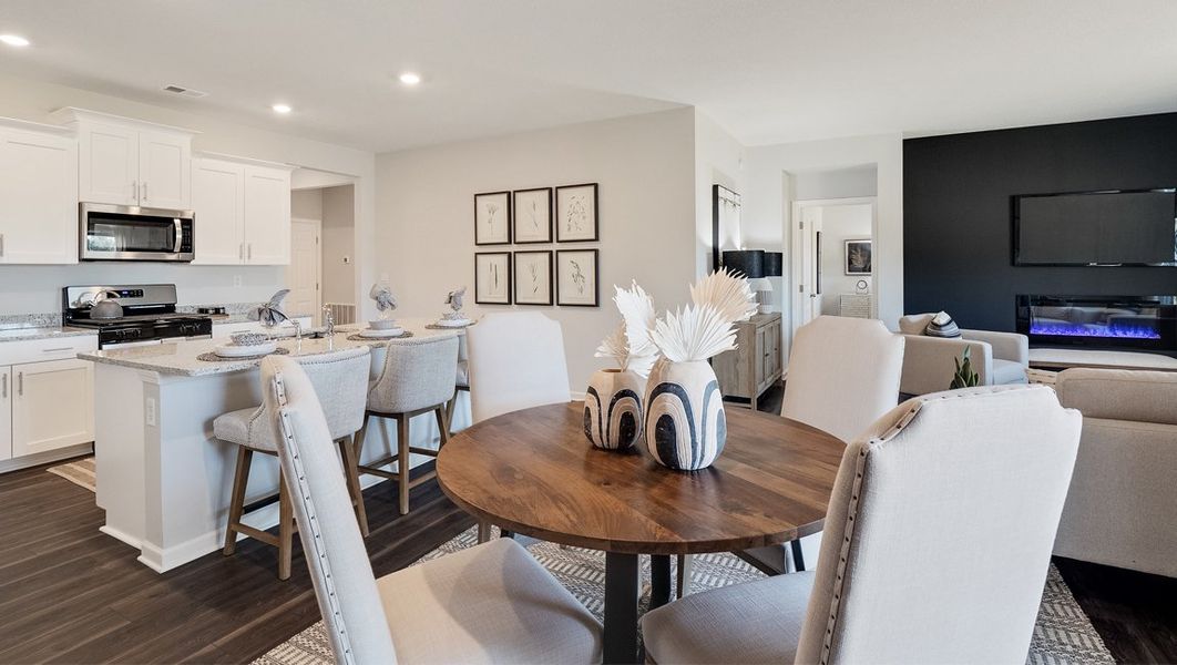 Representative furnished interior of a home built from the CALI by D.R. Horton in Morford, Jackson (Image 12).
