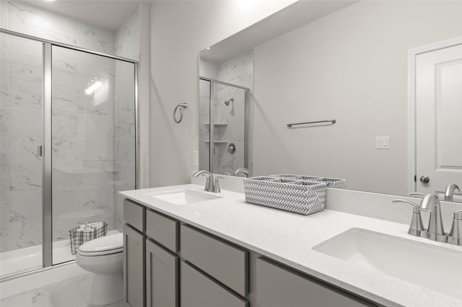 Furnished interior view inside a new home in Blanco Vista, San Marcos (Image 6).