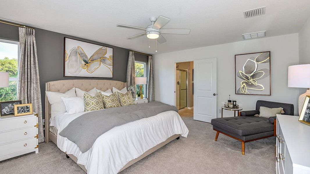 Furnished interior view inside a new home in Coasterra Community Group Page, Palmetto (Image 6).