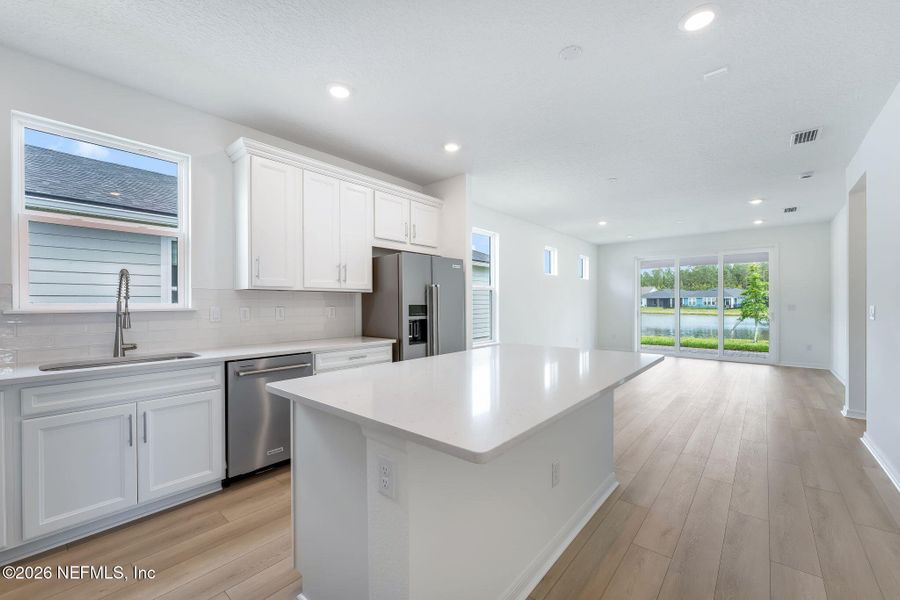 Furnished interior view inside a new home in Del Webb Wildlight, Wildlight (Image 13).