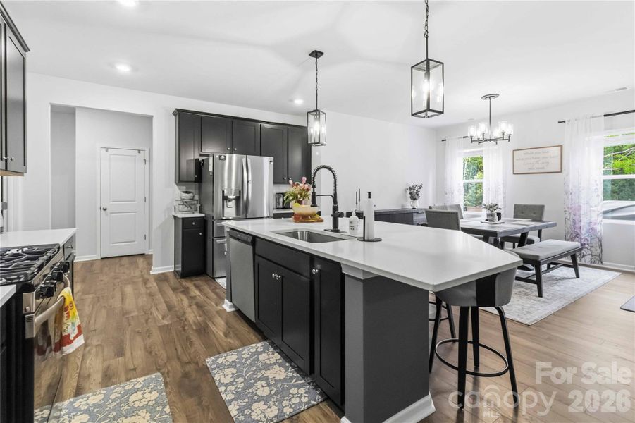 Furnished interior view inside a new home in McFarland Estates, York (Image 26).