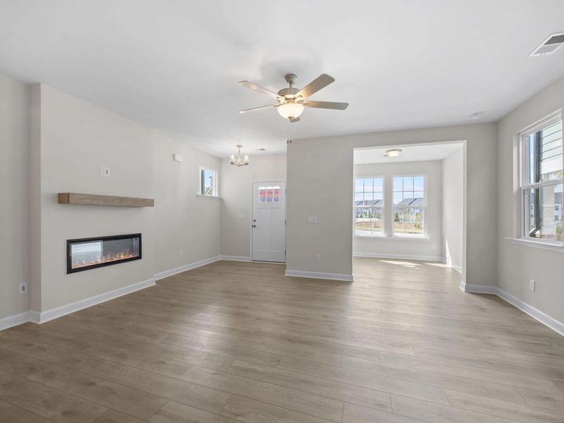 Spacious, unfurnished interior of a new home in Forestville Yard, Knightdale (Image 17).