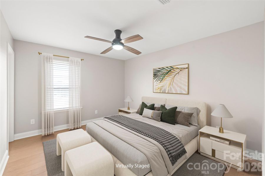 Furnished interior view inside a new home in Parkside Crossing, Charlotte (Image 10).