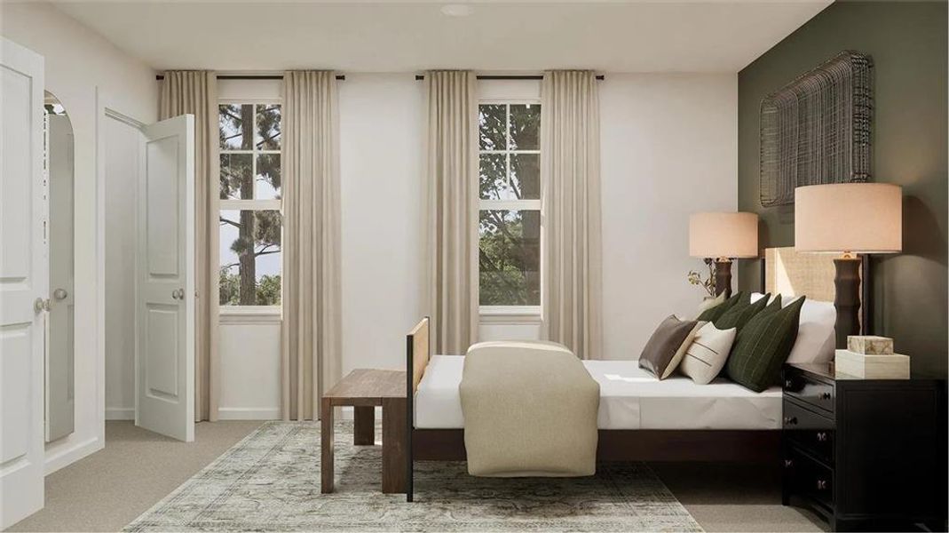 Furnished interior view inside a new home in , Locust Grove (Image 10).