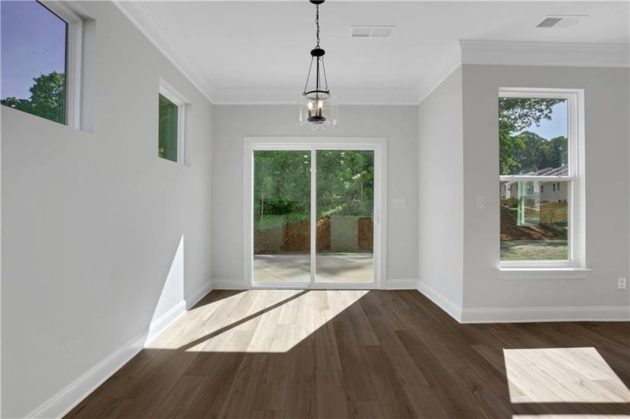 Spacious, unfurnished interior of a new home in Villas at Dawsonville, Dawsonville (Image 37).