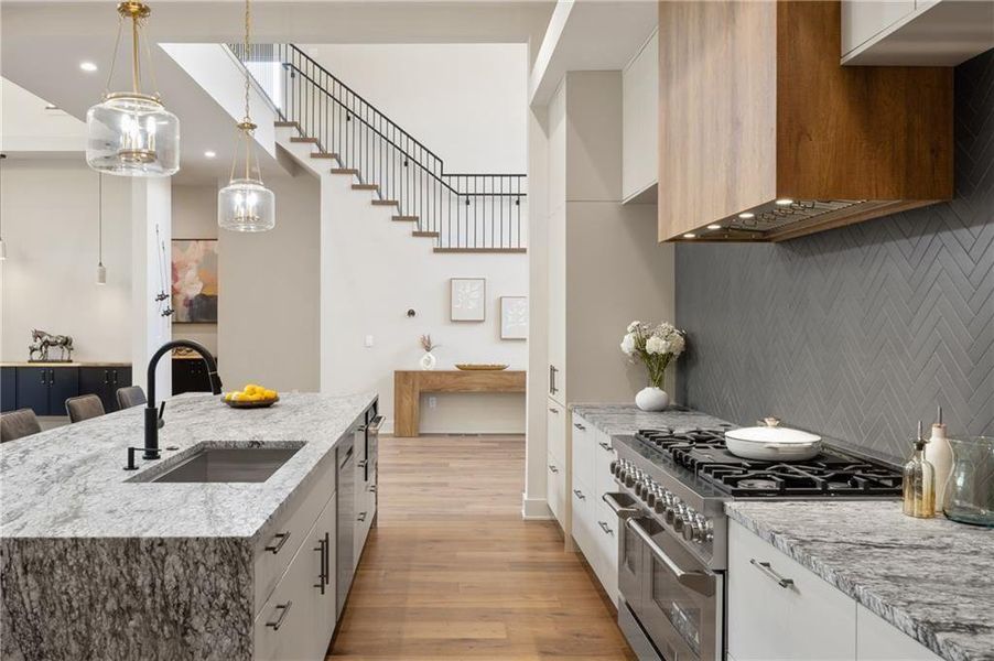 Furnished interior view inside a new home in , Sandy Springs (Image 7).