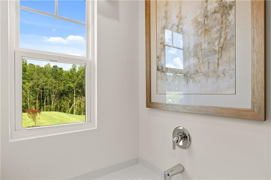 Furnished interior view inside a new home in Kingston Ranch at Lake Oconee, Buckhead (Image 33).