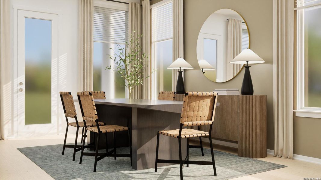 Furnished interior view inside a new home in Brookmill, San Antonio (Image 16).