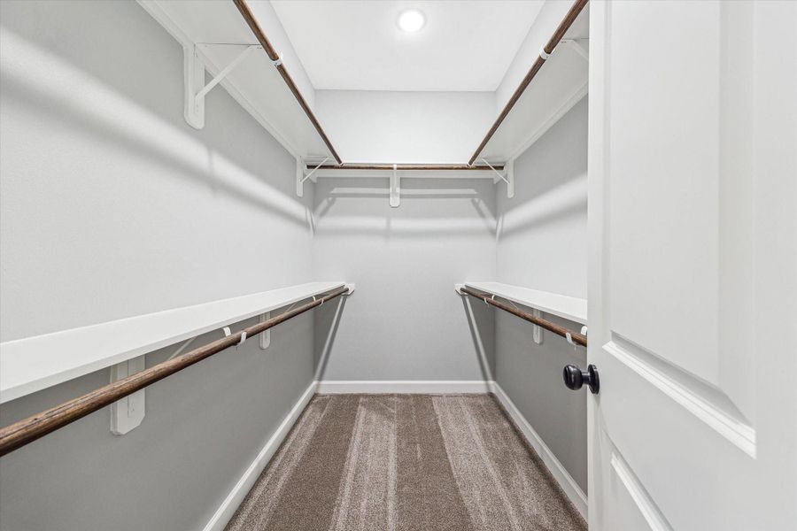 Separate His & Hers Closets in Primary Suite Separate His & Hers Closets in Primary Suite