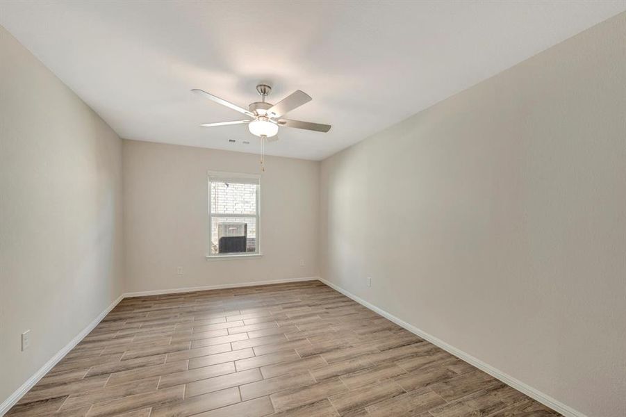 Spacious, unfurnished interior of a new home in The Preserve, Justin (Image 32).