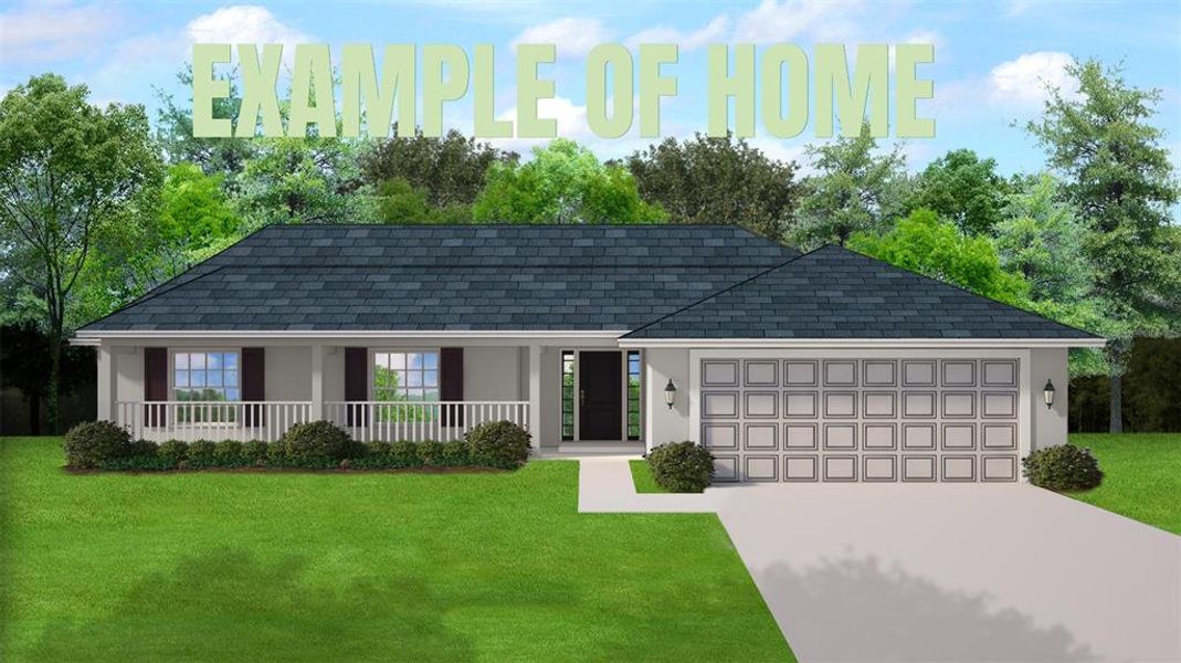 Front exterior of a new home in , Dunnellon, FL, highlighting curb appeal (Image 4).