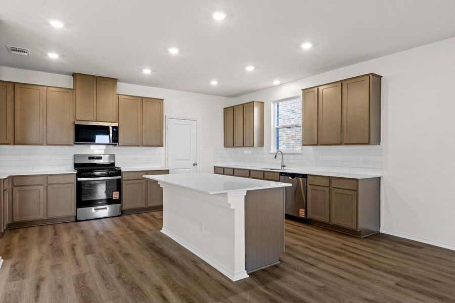 Furnished interior view inside a new home in Salerno - Heritage Collection, Round Rock (Image 4). Furnished interior view inside a new home in Salerno - Heritage Collection, Round Rock (Image 4).
