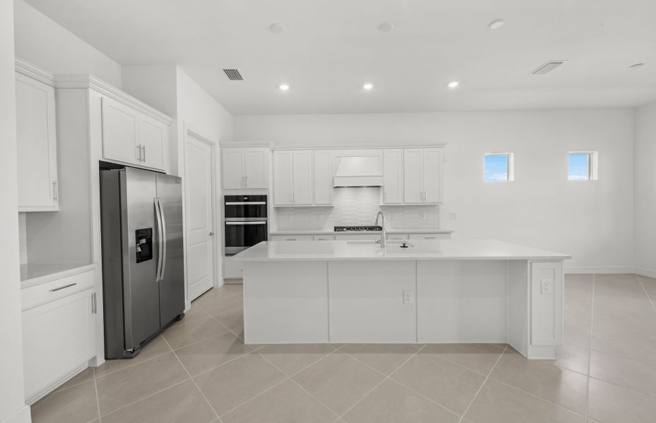 Furnished interior view inside a new home in Del Webb Oak Creek, North Fort Myers (Image 10).