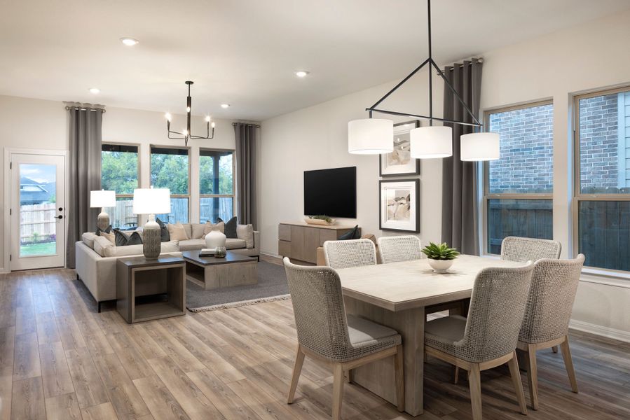 Furnished interior view inside a new home in Crescent Bluff, Georgetown (Image 9).