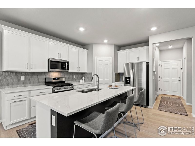 Furnished interior view inside a new home in , Berthoud (Image 27). Furnished interior view inside a new home in , Berthoud (Image 27).