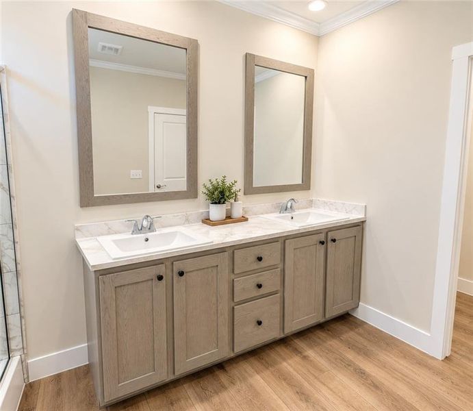 Furnished interior view inside a new home in , Gainesville (Image 17).