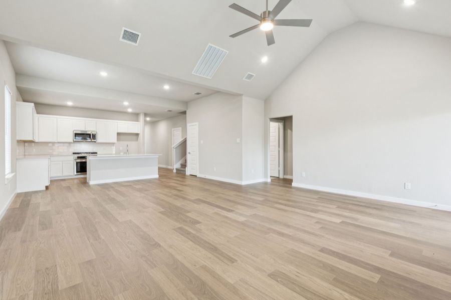 Representative unfurnished interior of a home built from the Stanley II | Ventana by Trophy Signature Homes in Ventana, Fort Worth (Image 22).